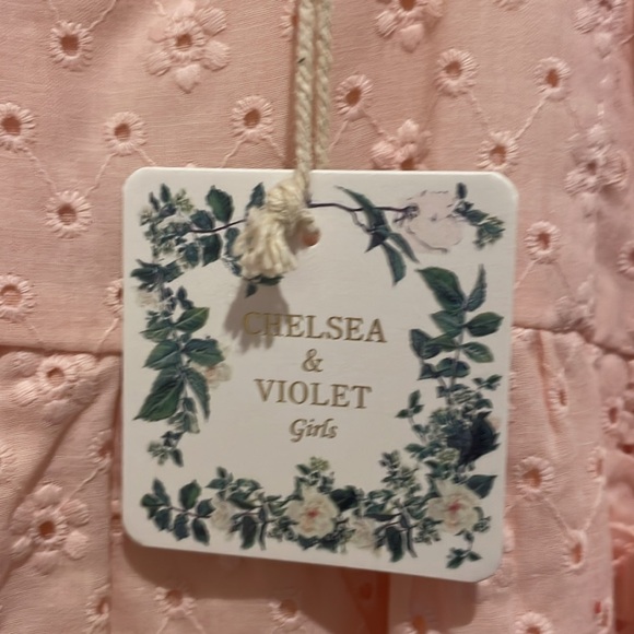 Pink eyelet dress 3T - Picture 2 of 3